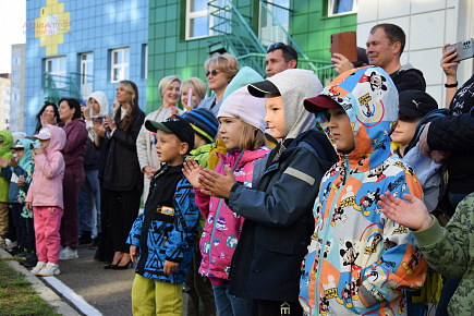 В детском саду №24 Ухты открылась спортивная площадка, построенная в рамках проекта «Народный бюджет»